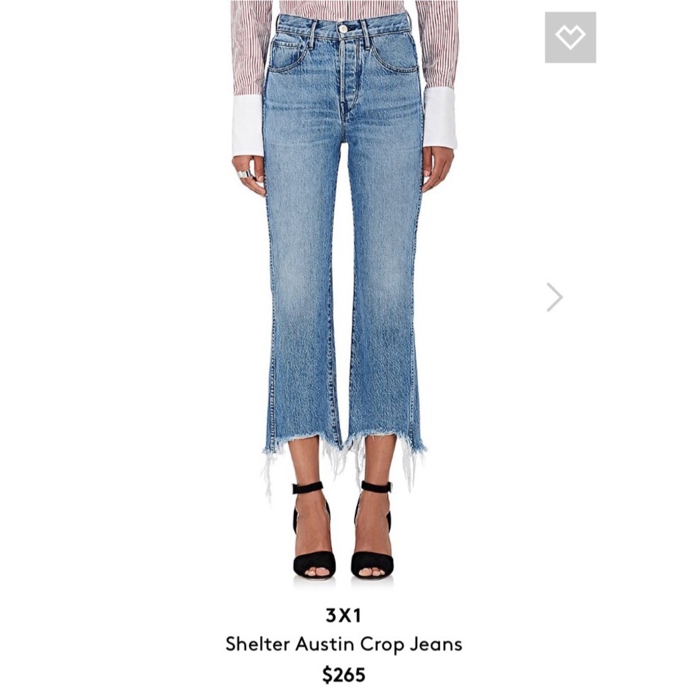 3x1 shelter cropped jeans